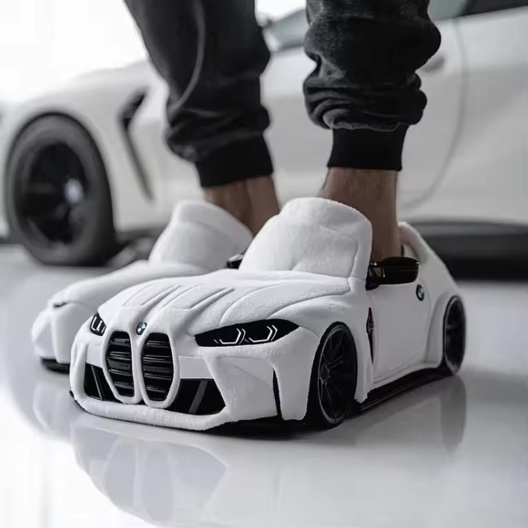 IvyShape | Auto Inspired Design Slippers with Non-Slip Sole for Maximum Comfort