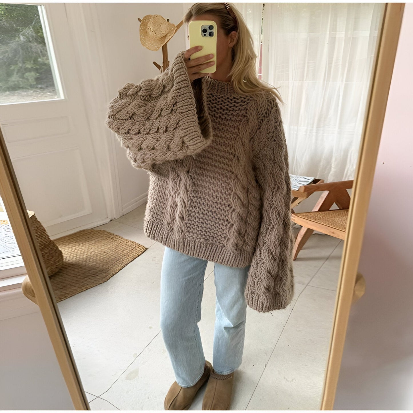 Ivyshape | Oversize Knitted Sweater