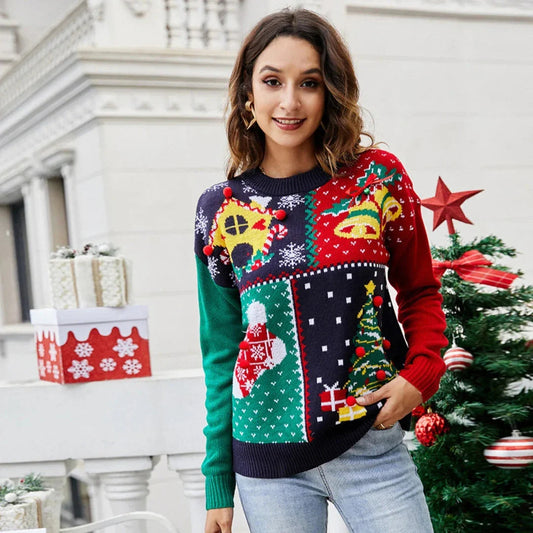 Ivyshape | Cozy Women's Christmas Sweater