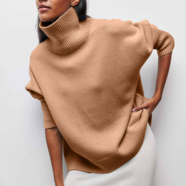 Ivyshape | Warm and Fashionable Turtleneck Sweater