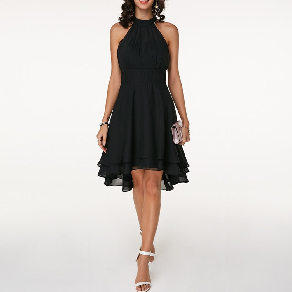 Ivyshape | Women's Halter Mid Dress Event