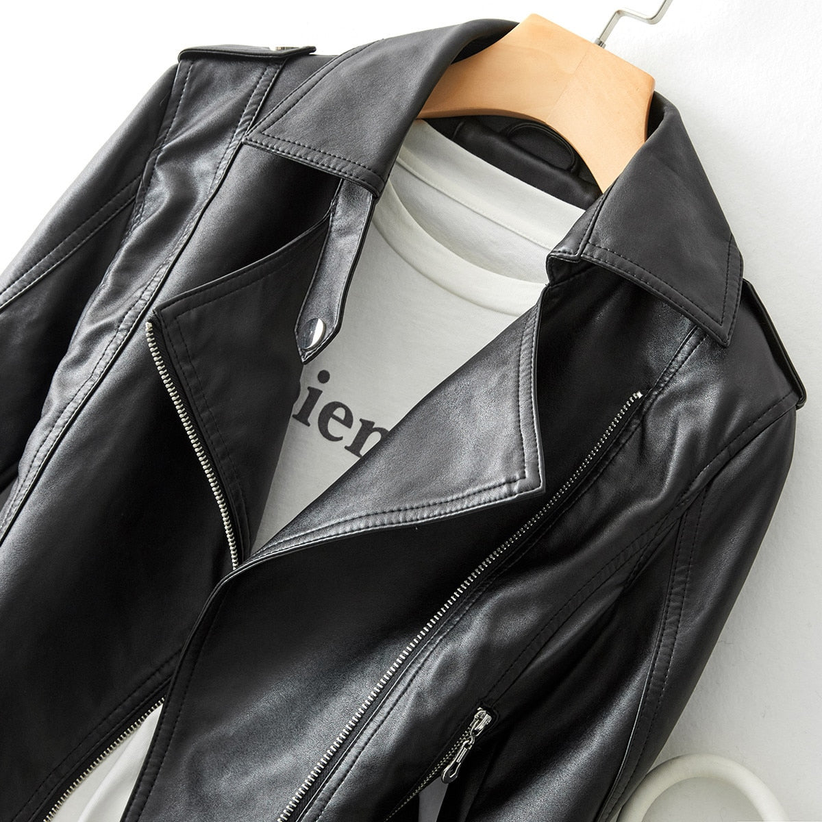 Caley Sleek Leather Jacket