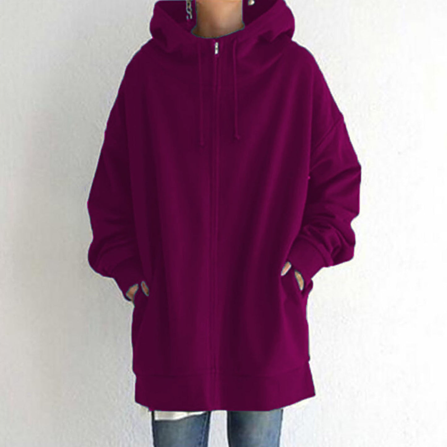 Ivyshape | Stylish Long Hoodie for Women