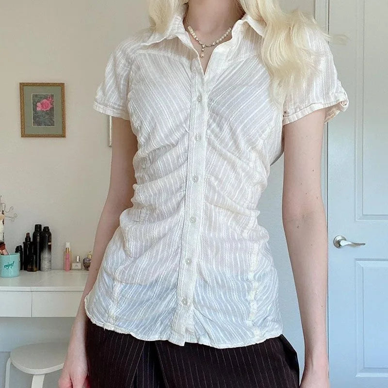 Chic Striped Blouse for Women