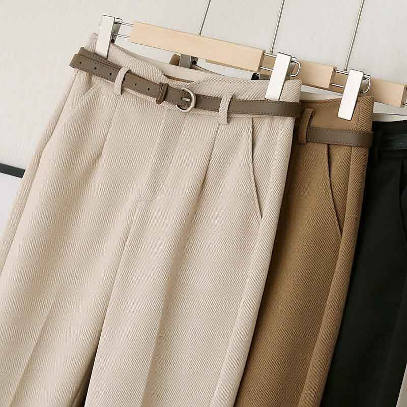 Ivyshape | Woolen Dress Pants