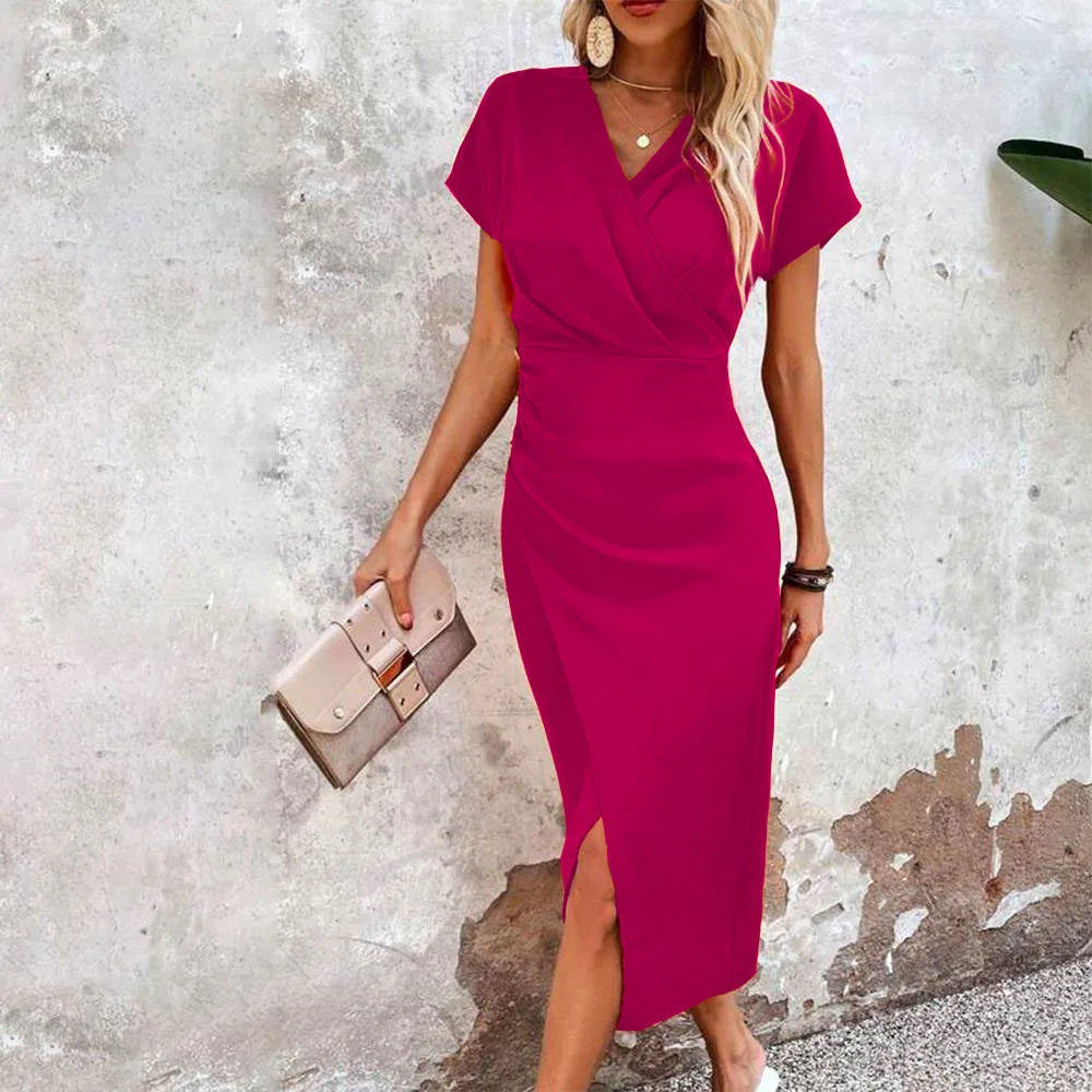 Ivyshape | Women's Elegant Tulip Dress Slit