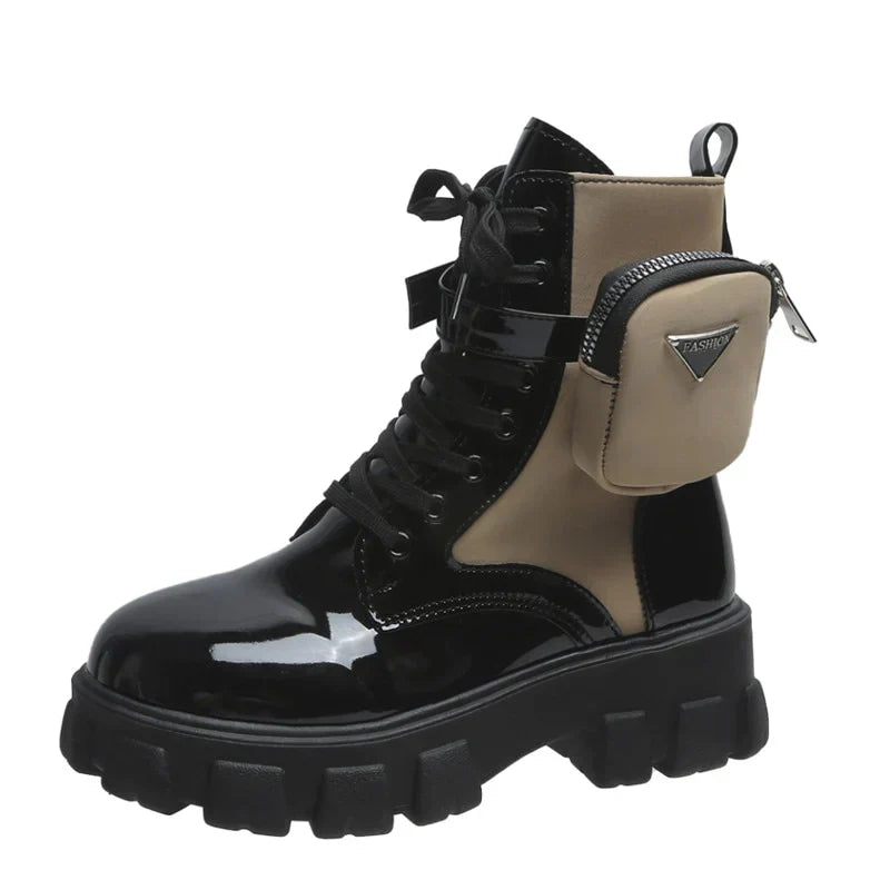 Ivyshape | Biker Boots Durable Motorcycle Boots