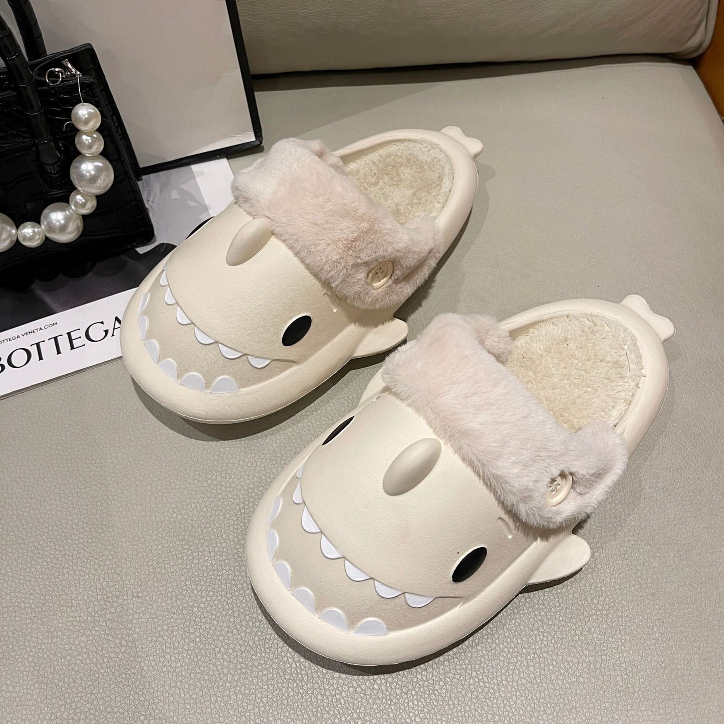 Cozy Shark Slippers for Women