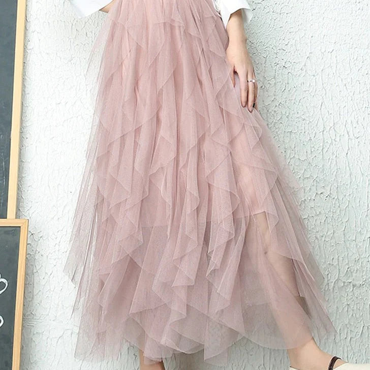 Ivyshape | Pleated Skirt with High Waist