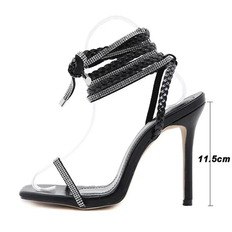 Elegant High Heel Gladiator Sandals for Women