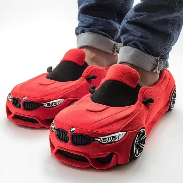 IvyShape | Auto Inspired Design Slippers with Non-Slip Sole for Maximum Comfort
