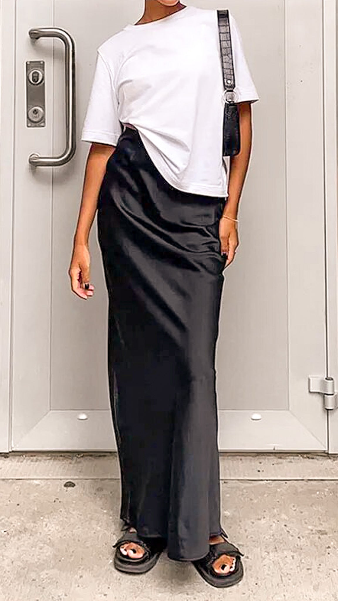 Satin Maxi Skirt