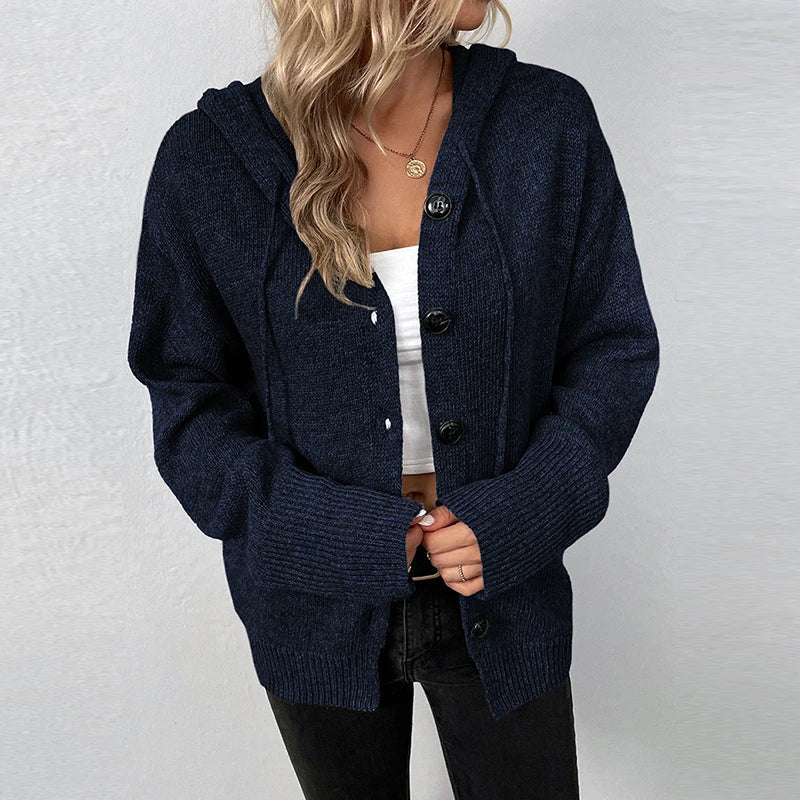 Ivyshape | Trendy Hoodie Cardigan for Women