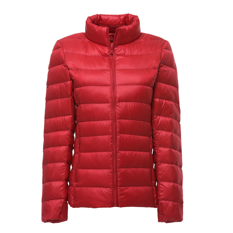 Ivyshape | Women's Winter Soft White Duck Down Jacket