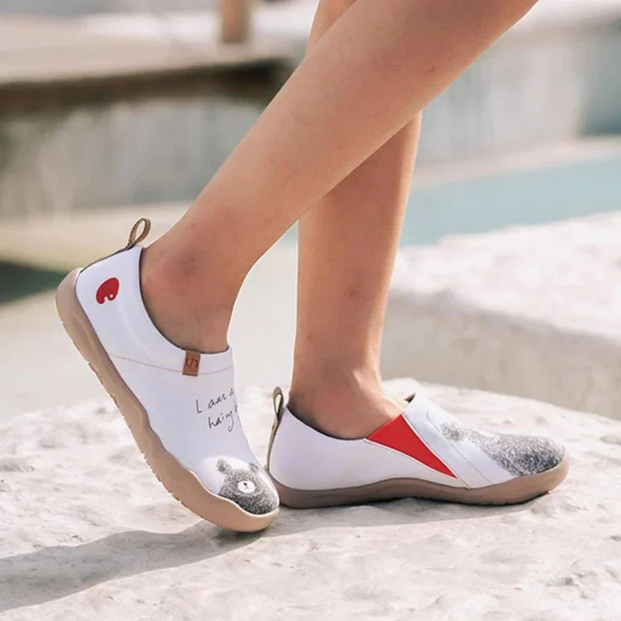 Playful Retro Canvas Shoes for Women