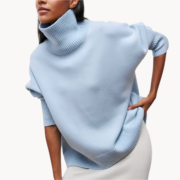 Ivyshape | Warm and Fashionable Turtleneck Sweater