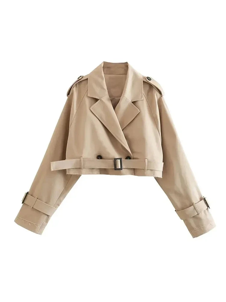 Ivyshape | Short Trench Coat