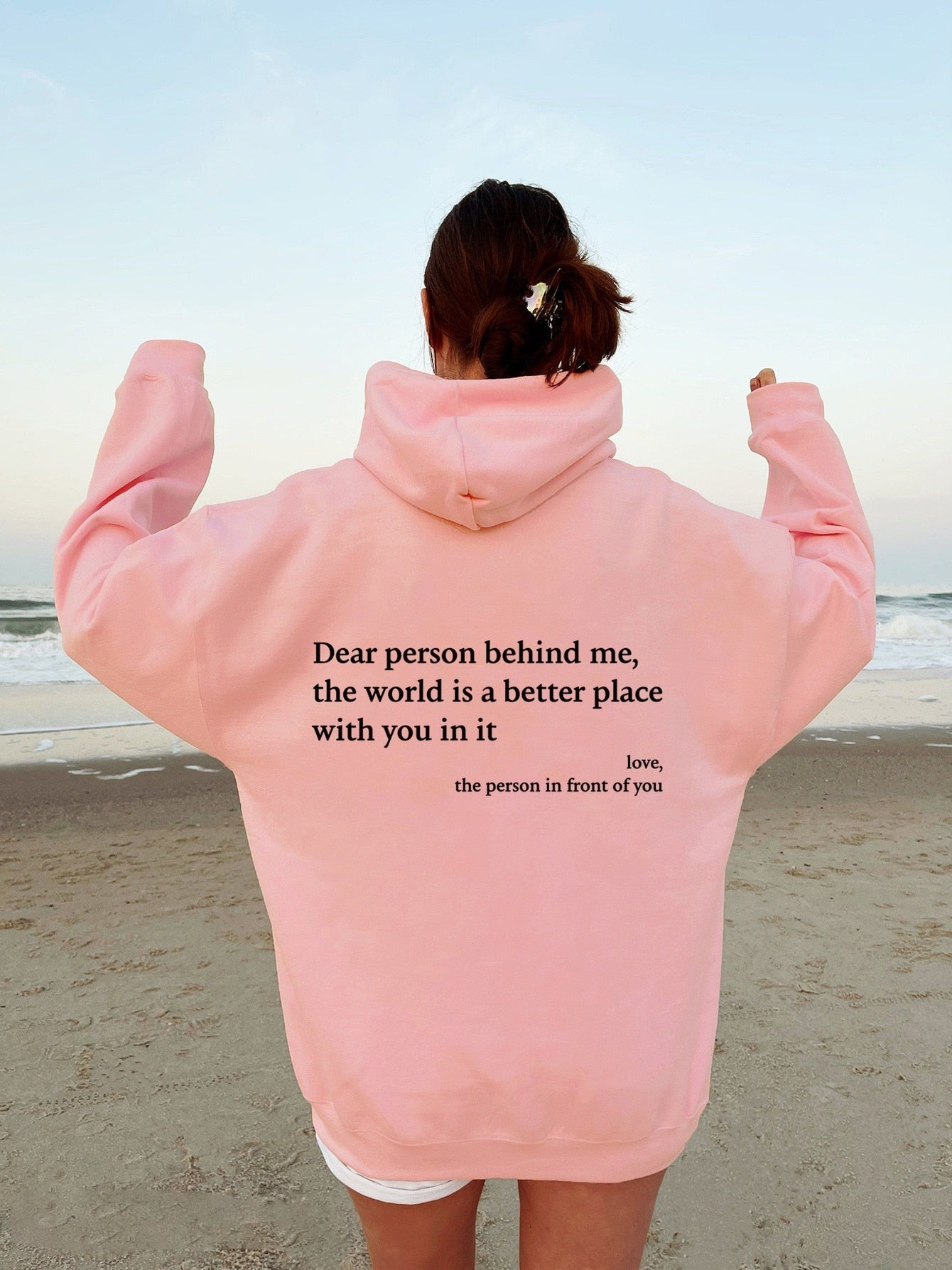 Ivyshape | Angel Love Person Behind Me Unisex Hoodie