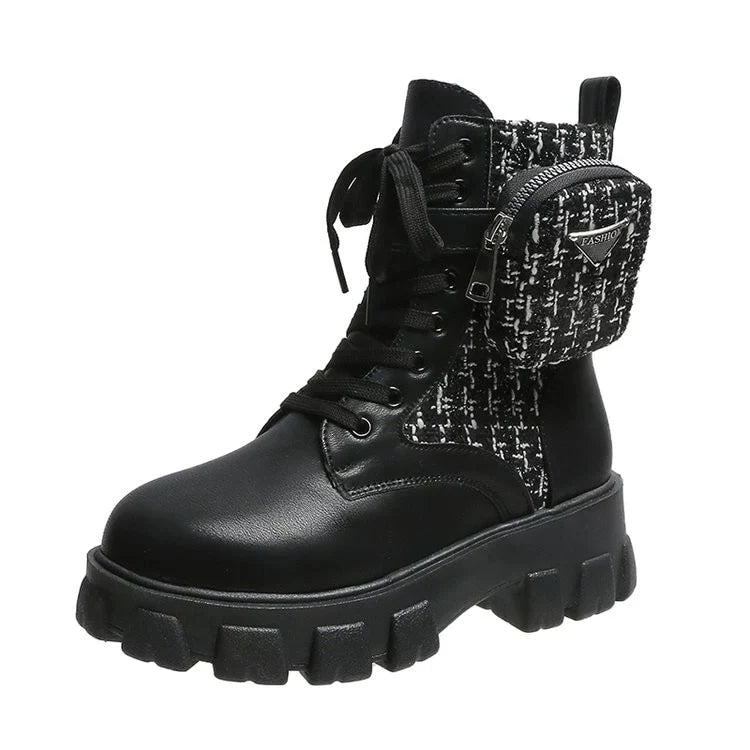 Ivyshape | Biker Boots Durable Motorcycle Boots