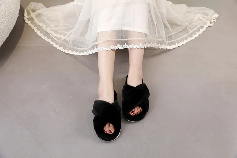 Cozy Faux Fur Slippers