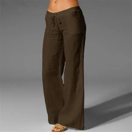 Ivyshape | Casual linen pants for summer