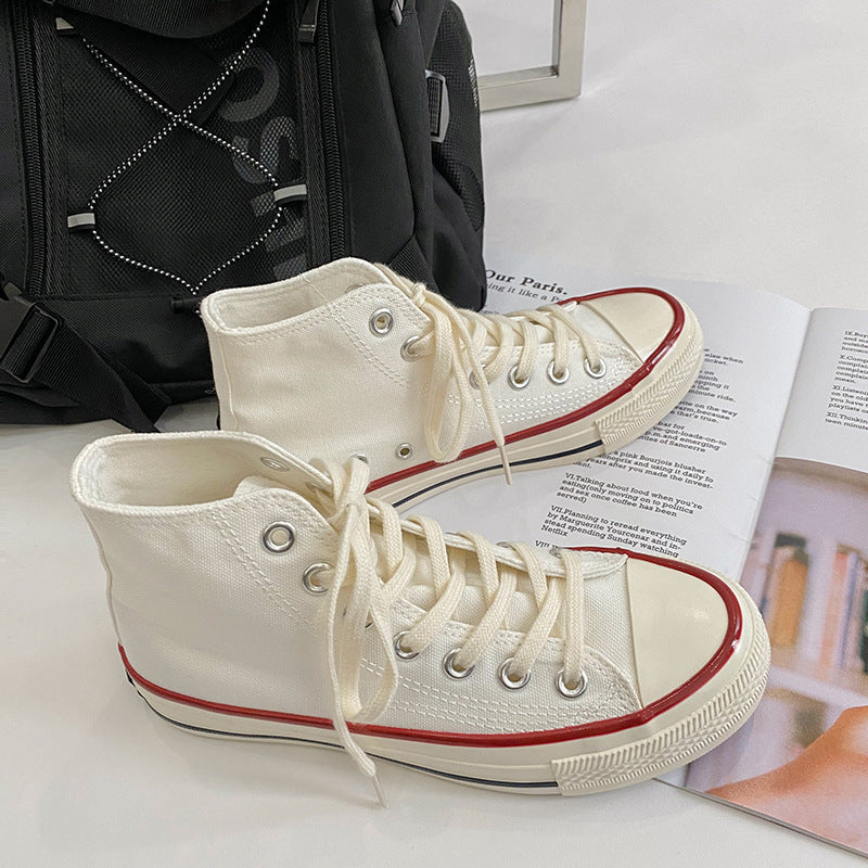 Classic High-Cut Canvas Sneakers for Women