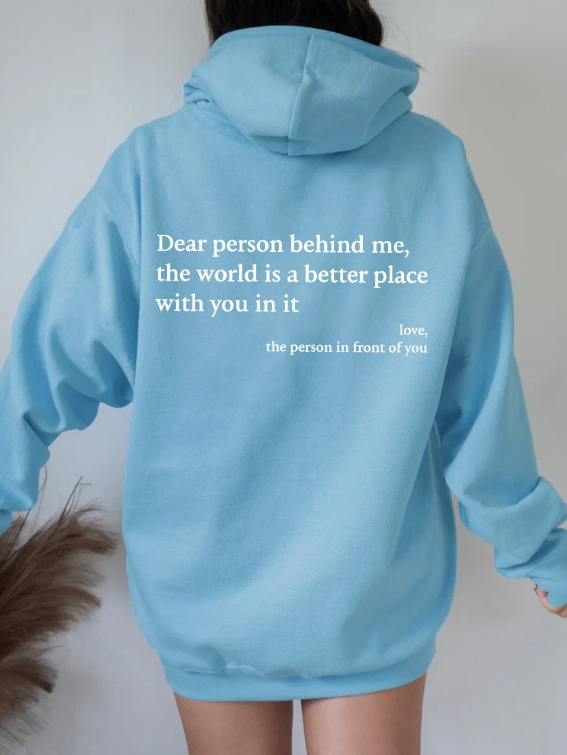 Ivyshape | Angel Love Person Behind Me Unisex Hoodie