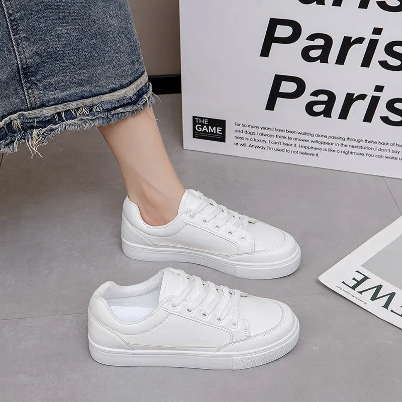 Stylish Casual White Sneakers for Women