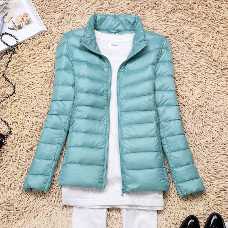 IvyShape | Ultralight Women's Down Jacket with Hood