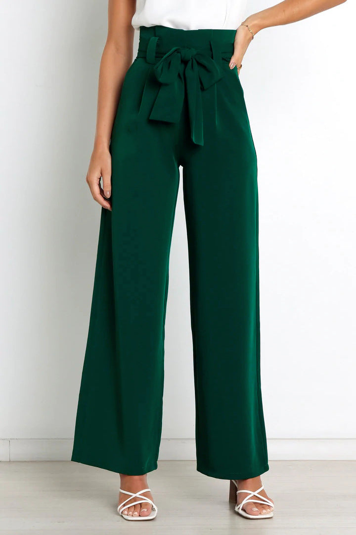 Ivyshape | Stylish and Cozy Fall Wide-Leg Pants for Women