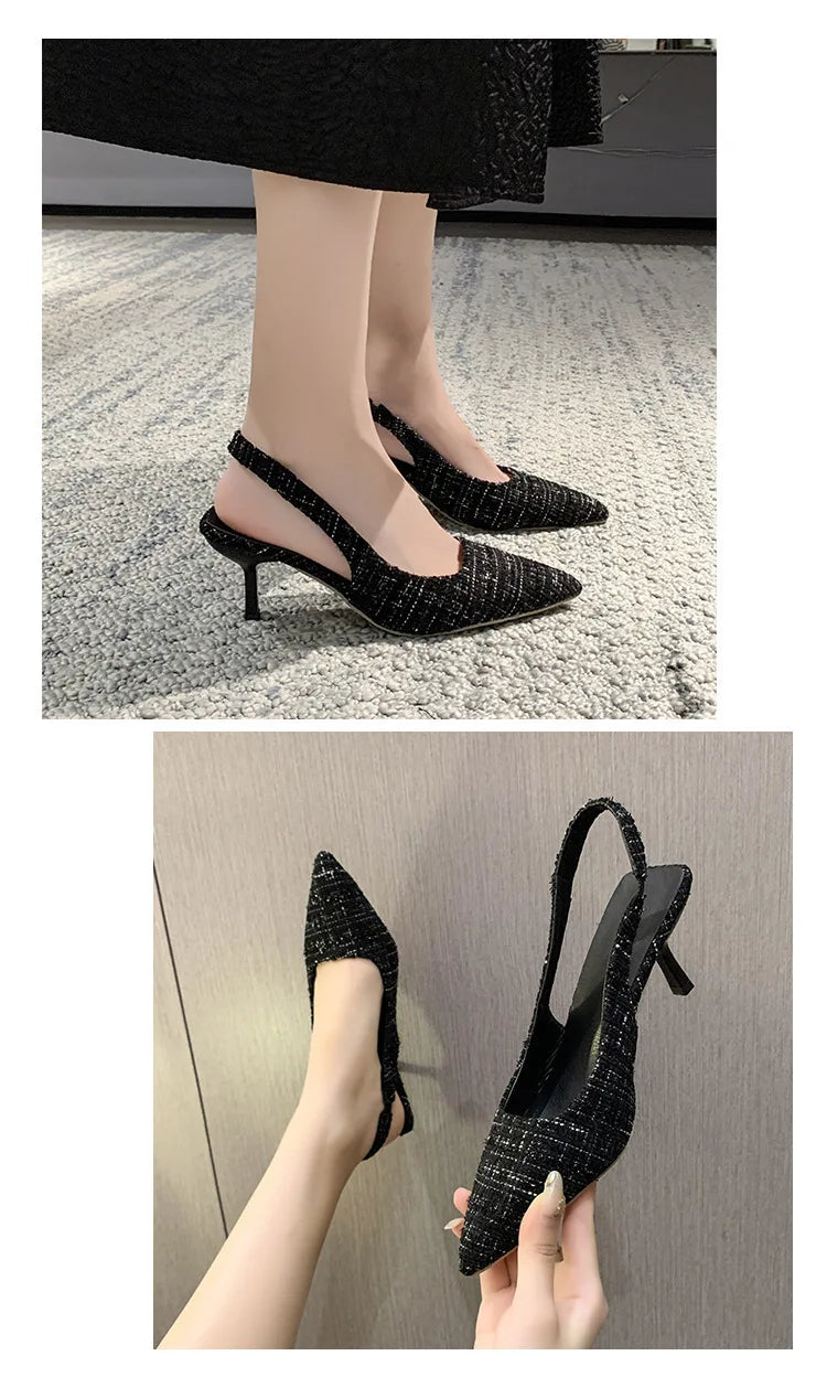 Chic Pointed High Heel Sandals for Women