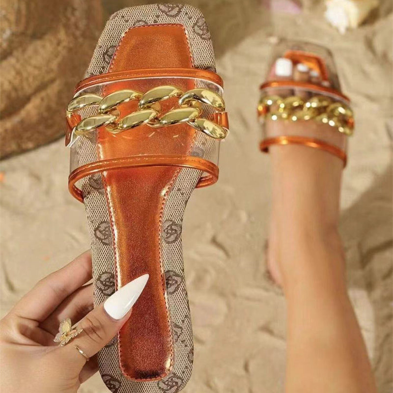 Women's Trendy Flat Sandals for Summer Beach and Outdoor Wear