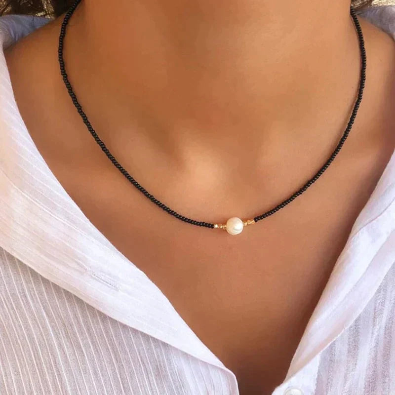 Ivyshape | Handcrafted Premium Necklace with Freshwater Pearls