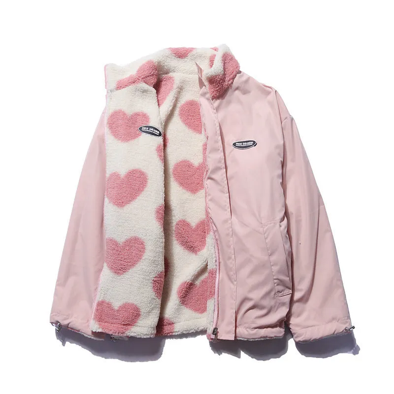 Ivyshape | Double-Sided Heart Coat