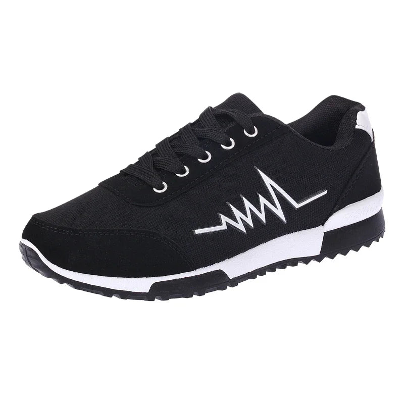 Women's Lace-Up Wedge Sneakers