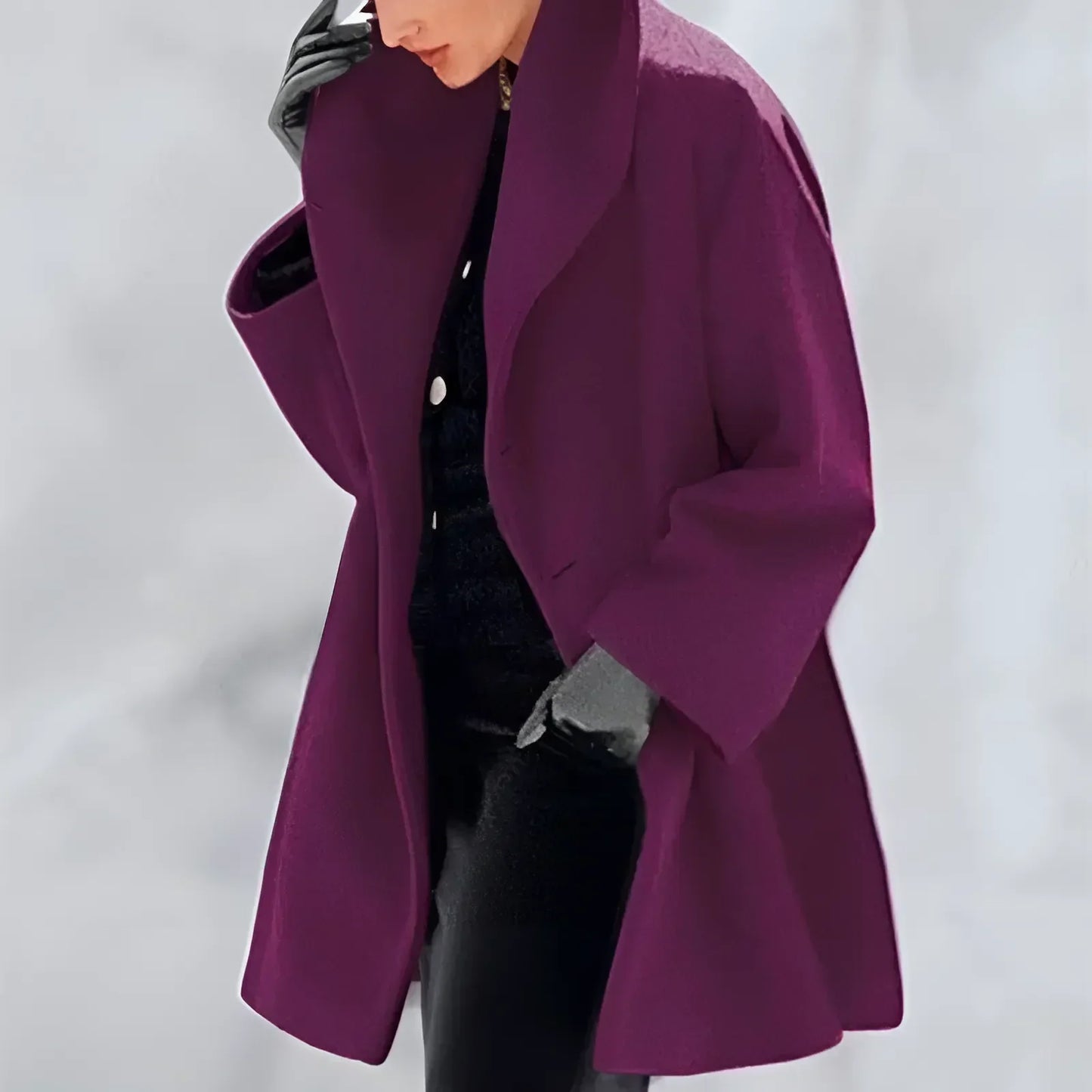 Ivyshape | Women's Winter Trench Coat Warm