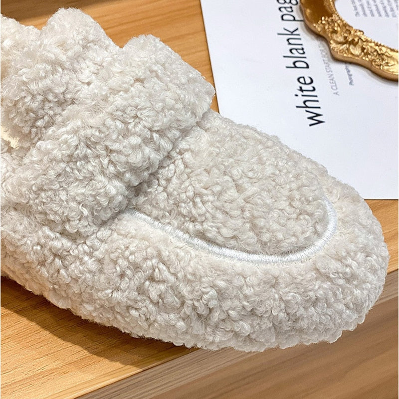 Ivyshape | Plush Slippers Shoes for Women