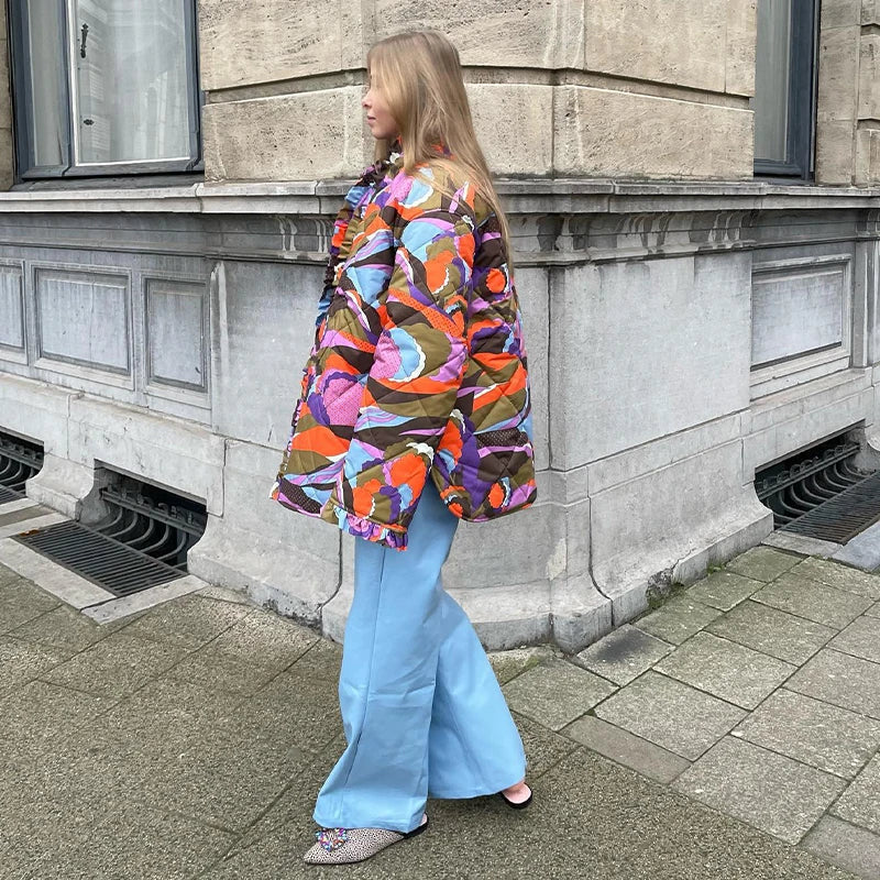 Ivyshape | Multi Print Coats