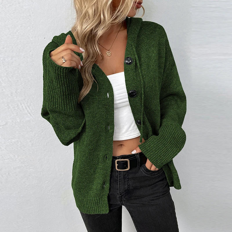 Ivyshape | Trendy Hoodie Cardigan for Women