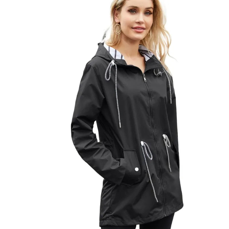 Ivyshape | Lightweight Women's Raincoat