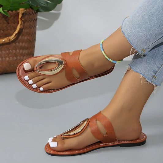 Summer Luxury Flat Sandals for Women