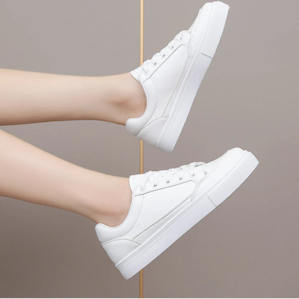 Stylish Casual White Sneakers for Women