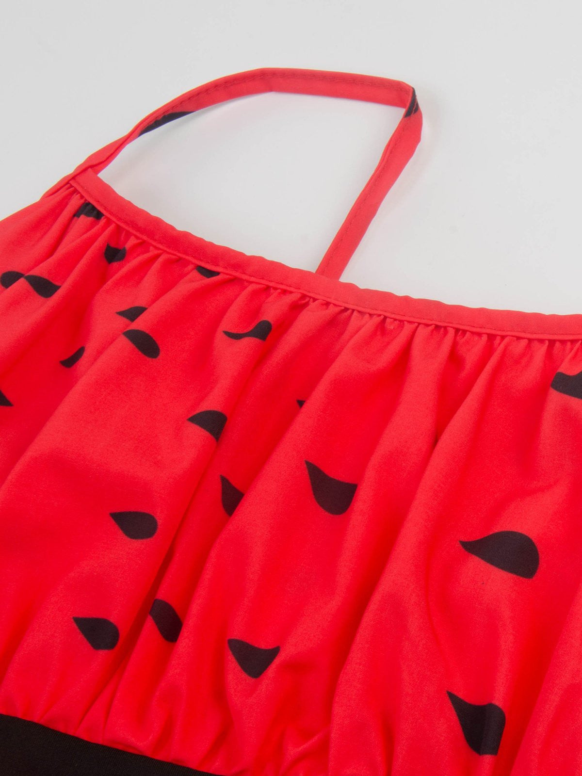 Red Watermelon Patchwork Dress