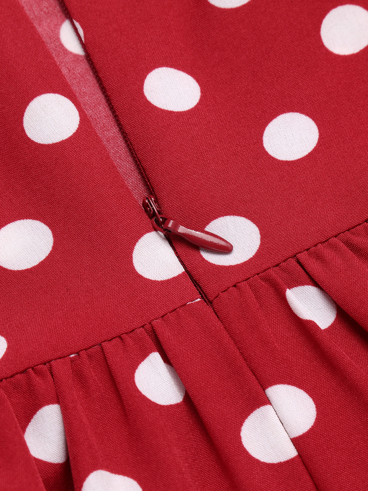 Red Polka Dot Halter Dress