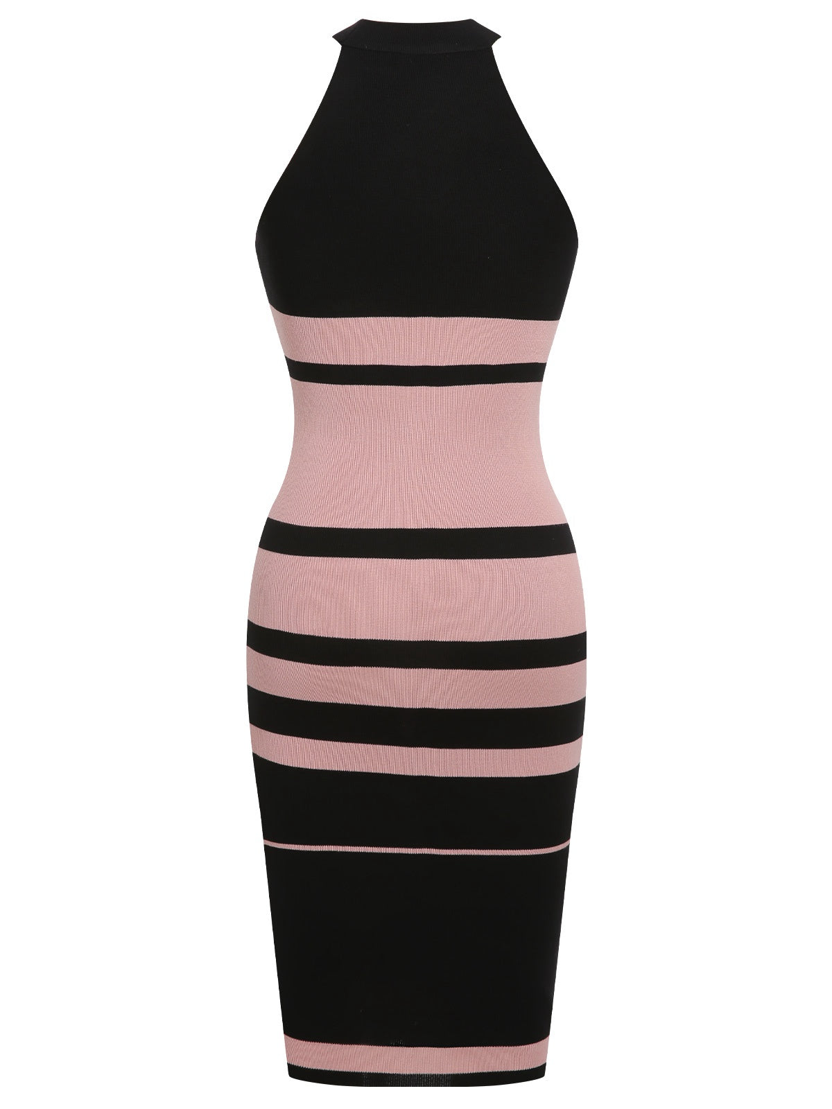 Multicolor  Striped Knit Dress