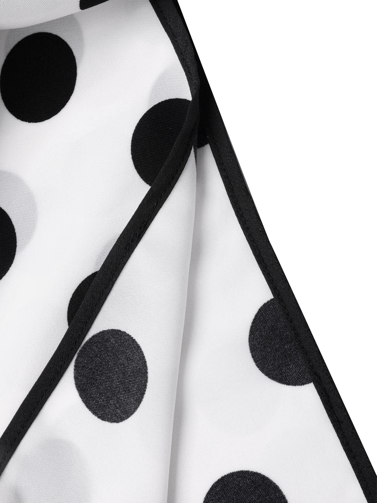 Black Polka Dot Tube Top Suspender Dress