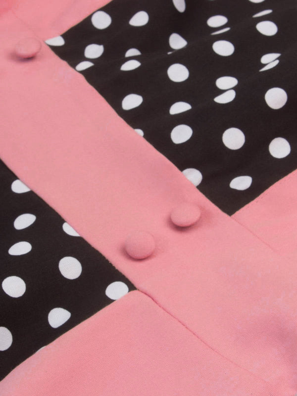 Polka Dot Patchwork Dress