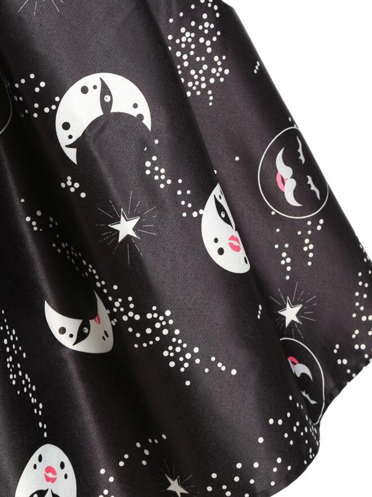 Black Moon Stars Swing Dress