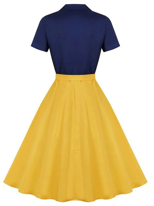 Snow White Style Button Dress