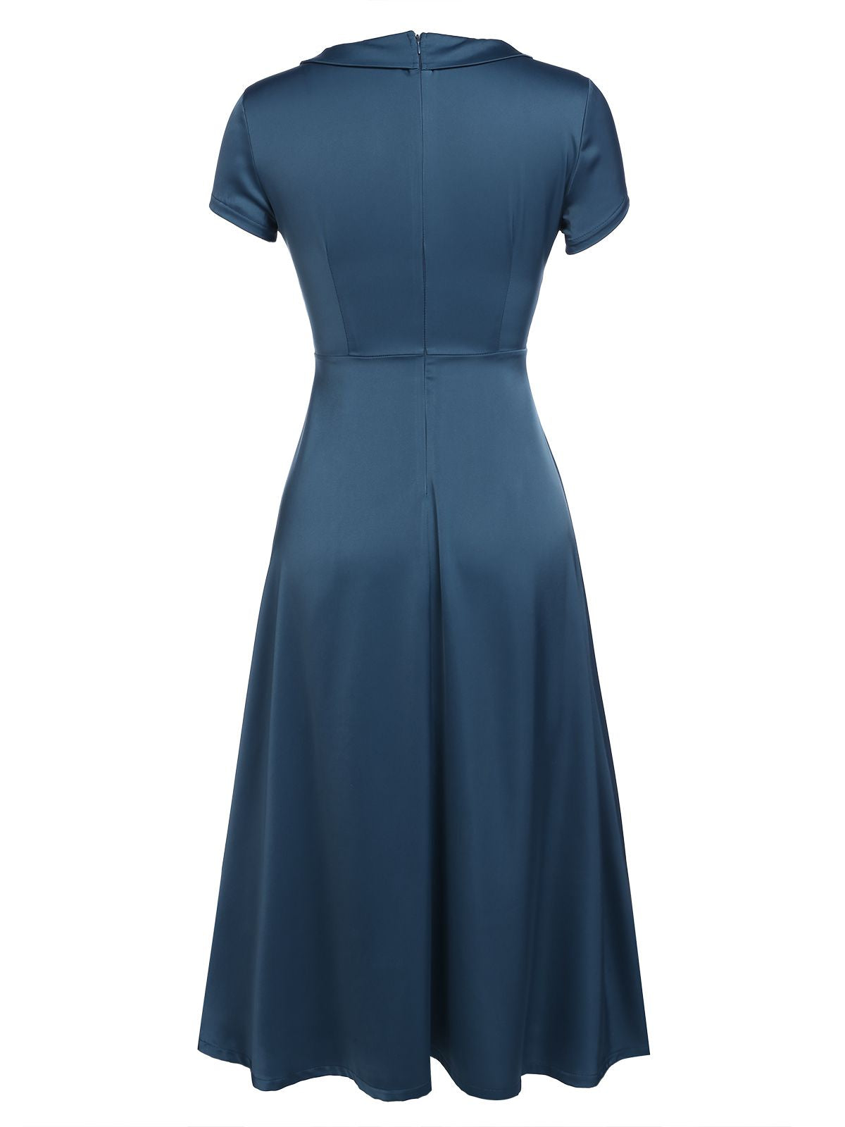 Blue Pearl Buttons Darlene Dress